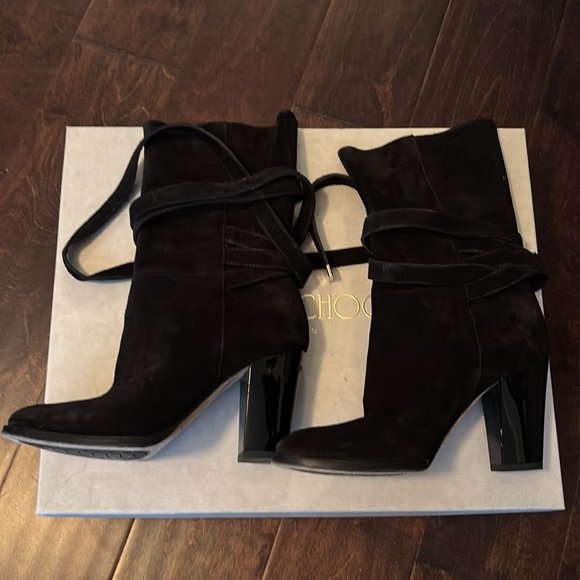 Jimmy Choo Mercy suede boots - Picture 6 of 7